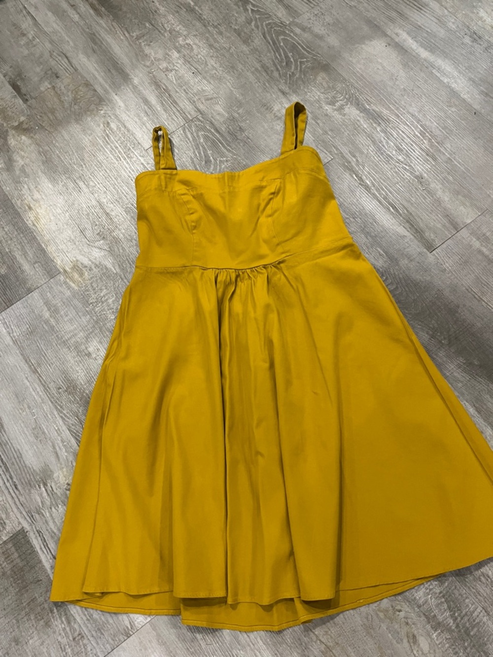 Topdress dress Mustard Yellow A-line dress ๐ - Picture 2 of 9